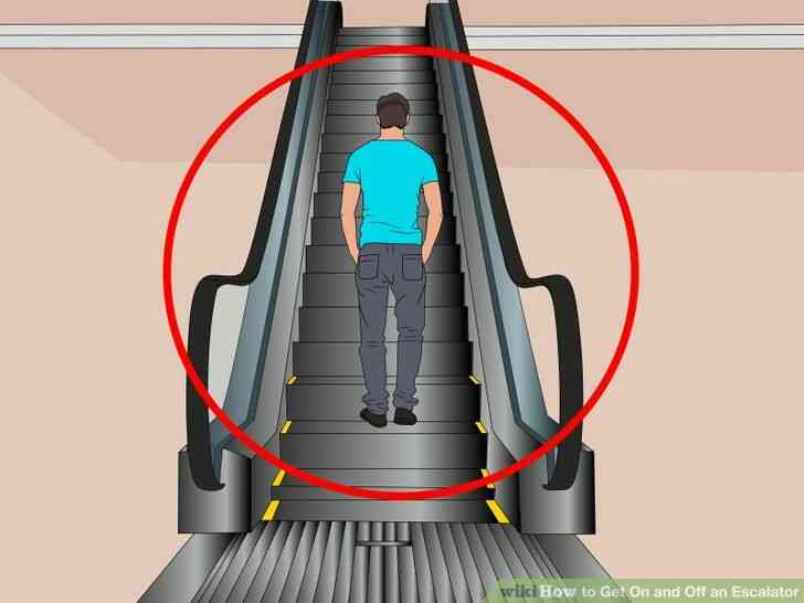 Image intitulé de monter et de descendre un Escalator à l